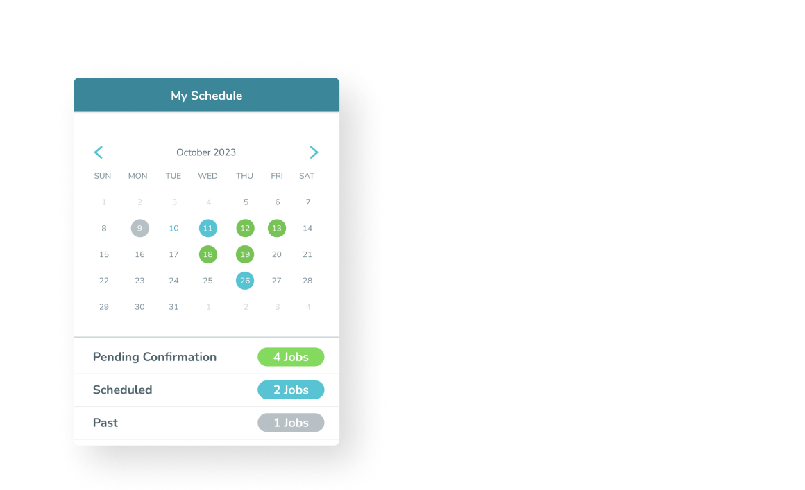 Calendar screenshot