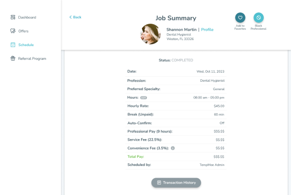 Candidates Screenshot